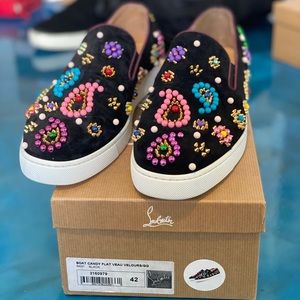 Boat Candy Flat Veau Velours/GG